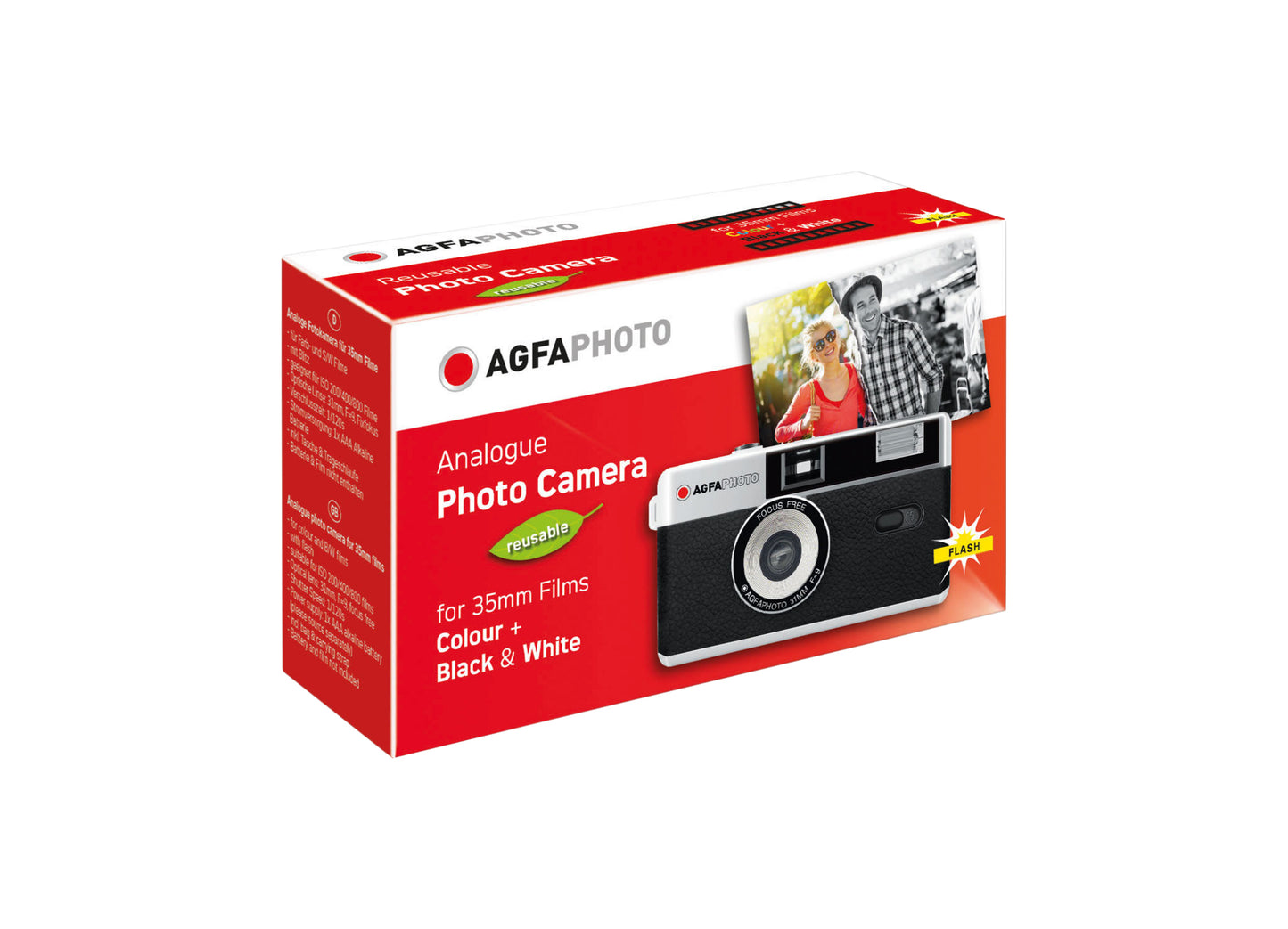 Agfaphoto Reusable Camera 35mm Svart