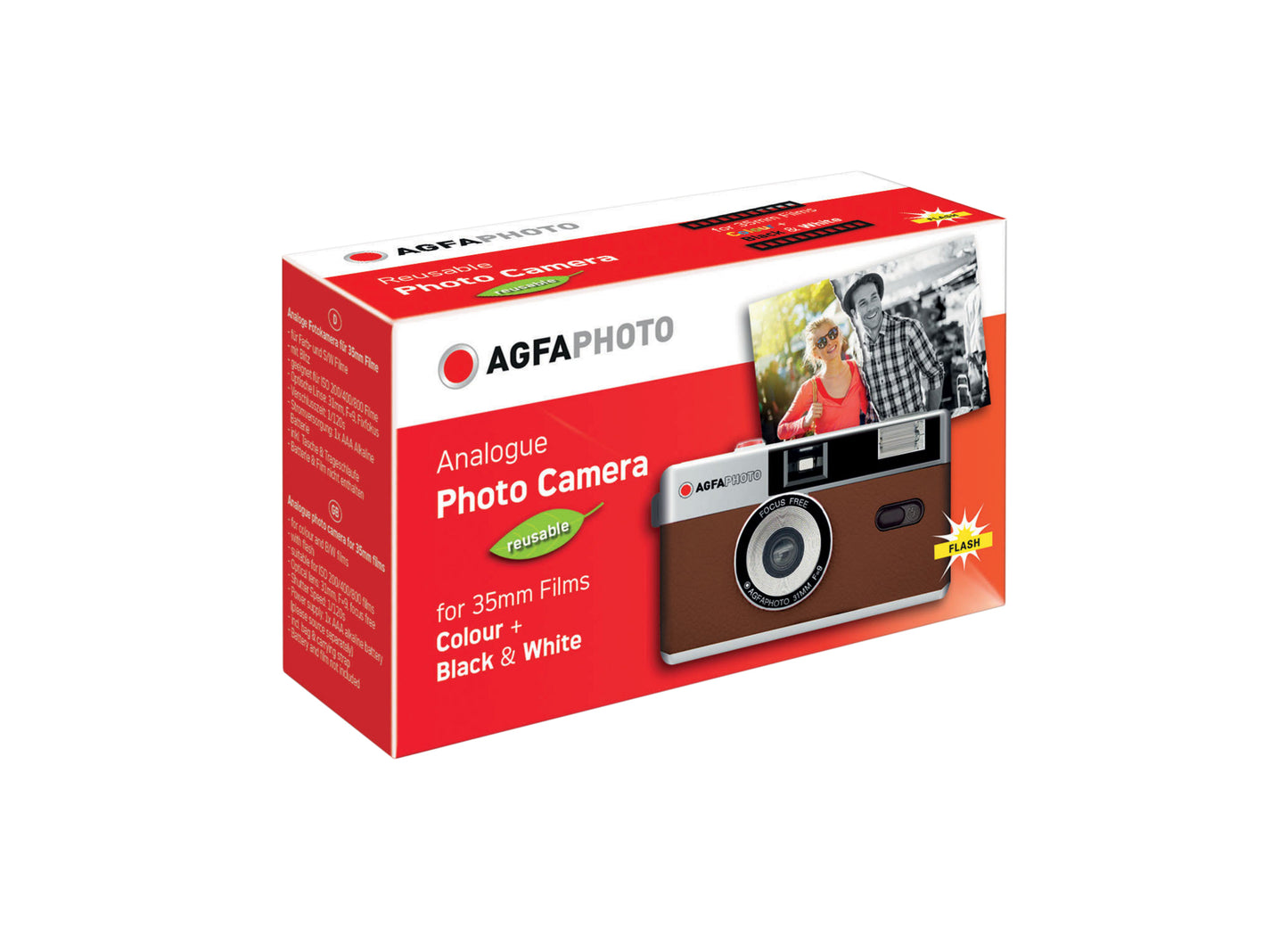Agfaphoto Reusable Camera 35mm Brun