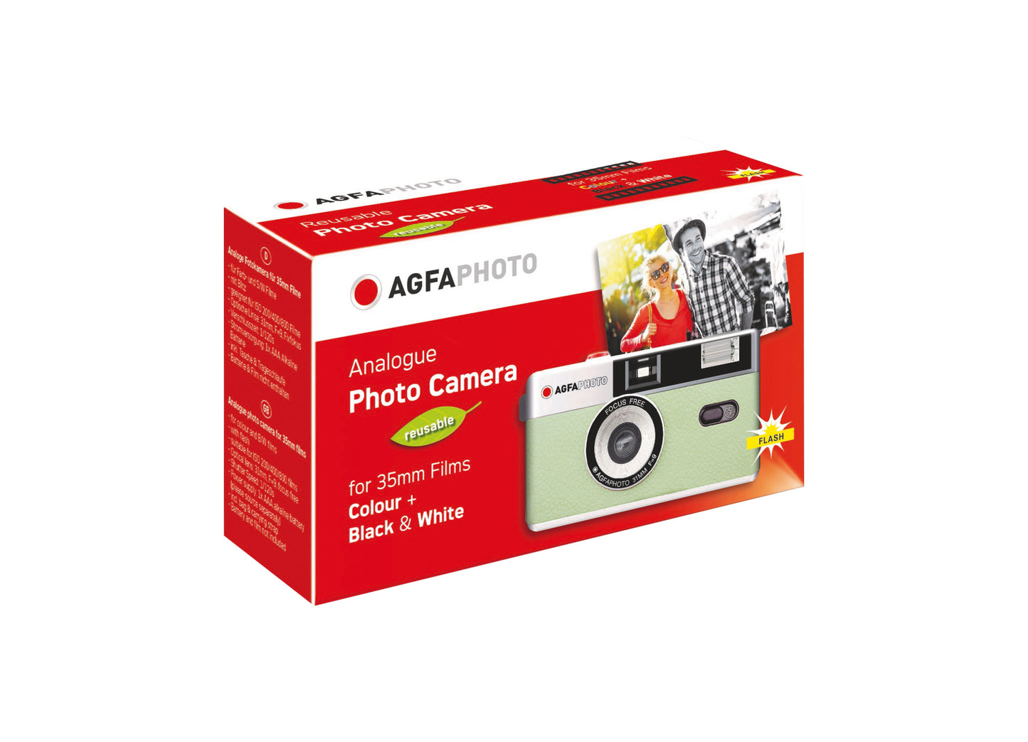 Agfaphoto Reusable Camera 35mm Grön