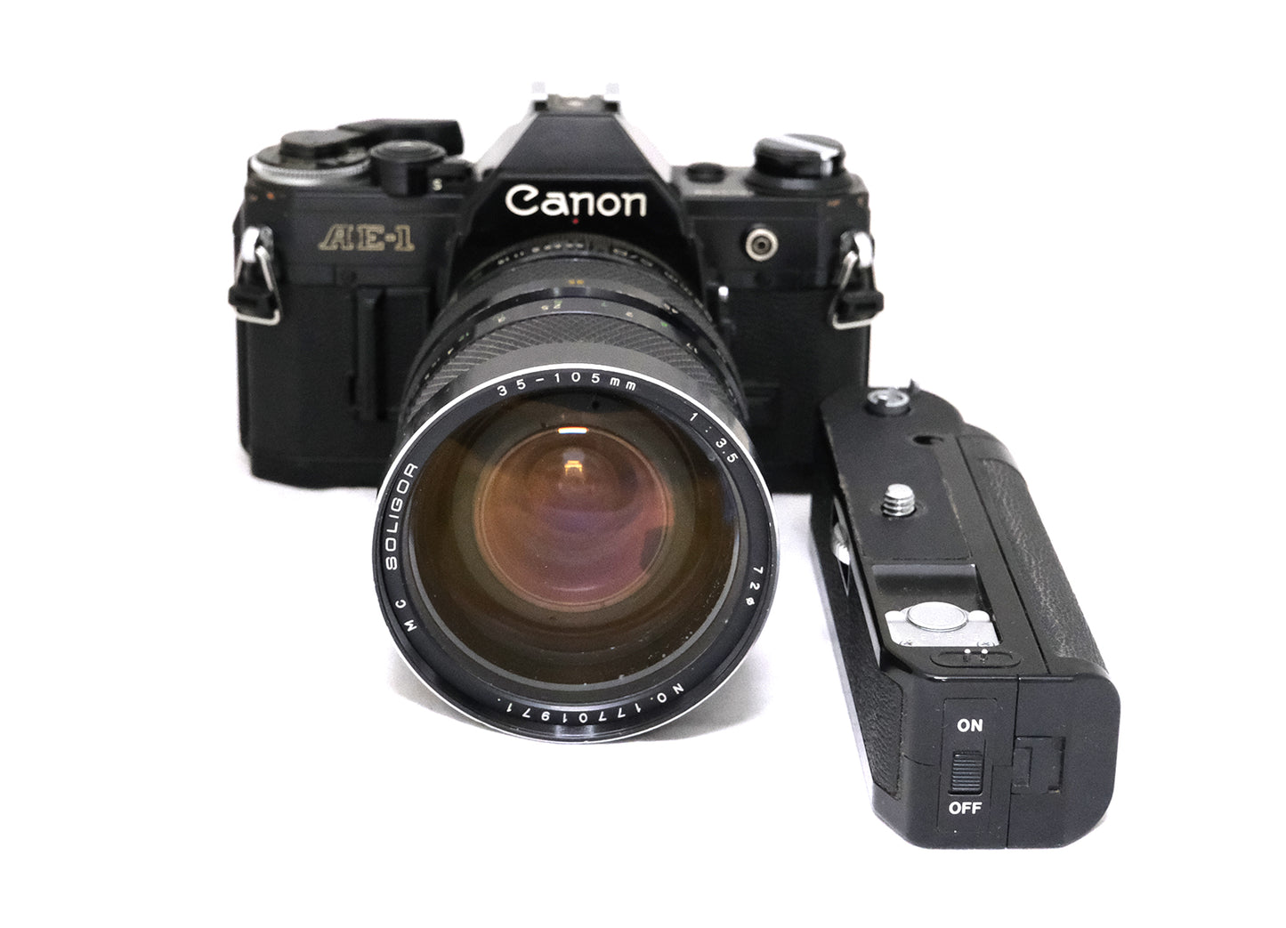 Canon AE-1 + Soligor 35-105mm F/3,5 + Canon Powerwinder A +