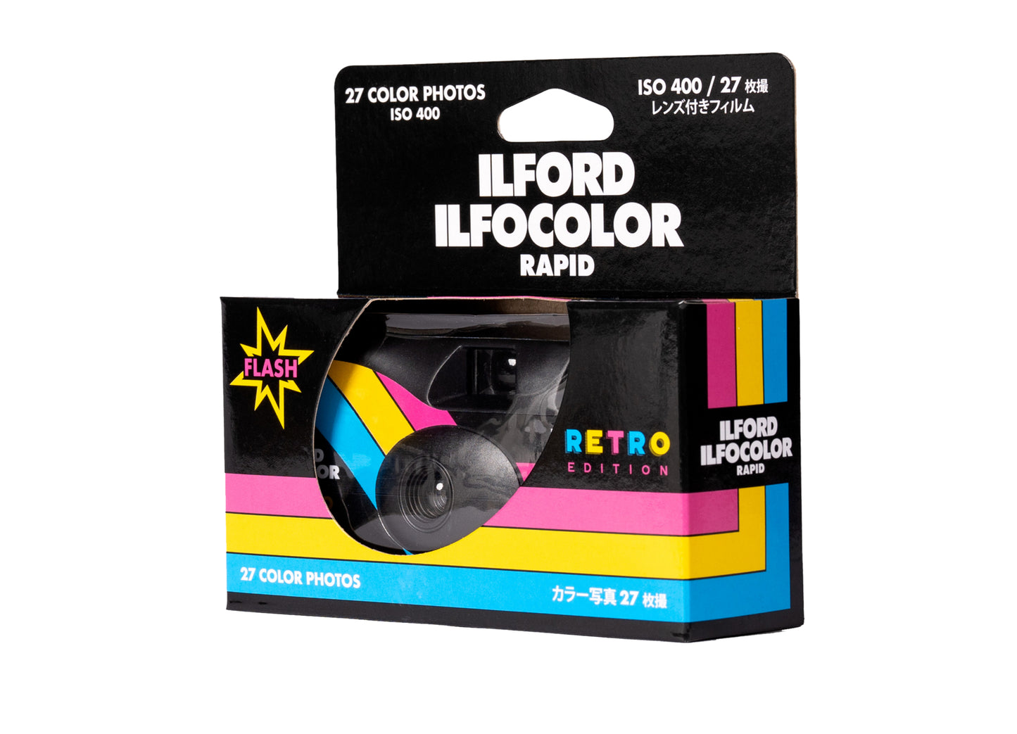 Ilford Ilfocolor Engångskamera Rapid 27ex ISO 400 Svart